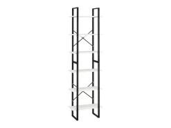 Estante 60x30x210 cm madeira de pinho maciça branco PT335408