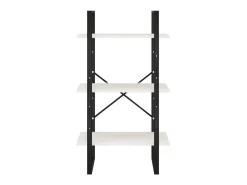 Estante 60x30x105 cm madeira de pinho maciça branco PT415266