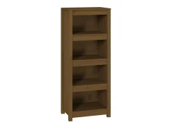 Estante 50x35x125,5 cm madeira de pinho maciça castanho mel PT575216