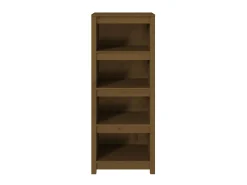 Estante 50x35x125,5 cm madeira de pinho maciça castanho mel PT575216