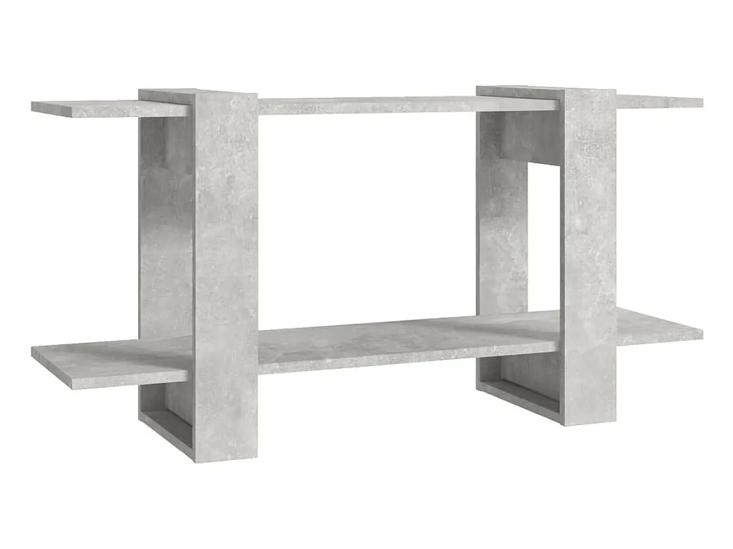 Estante 100x30x51 cm madeira processada cinza cimento PT934008