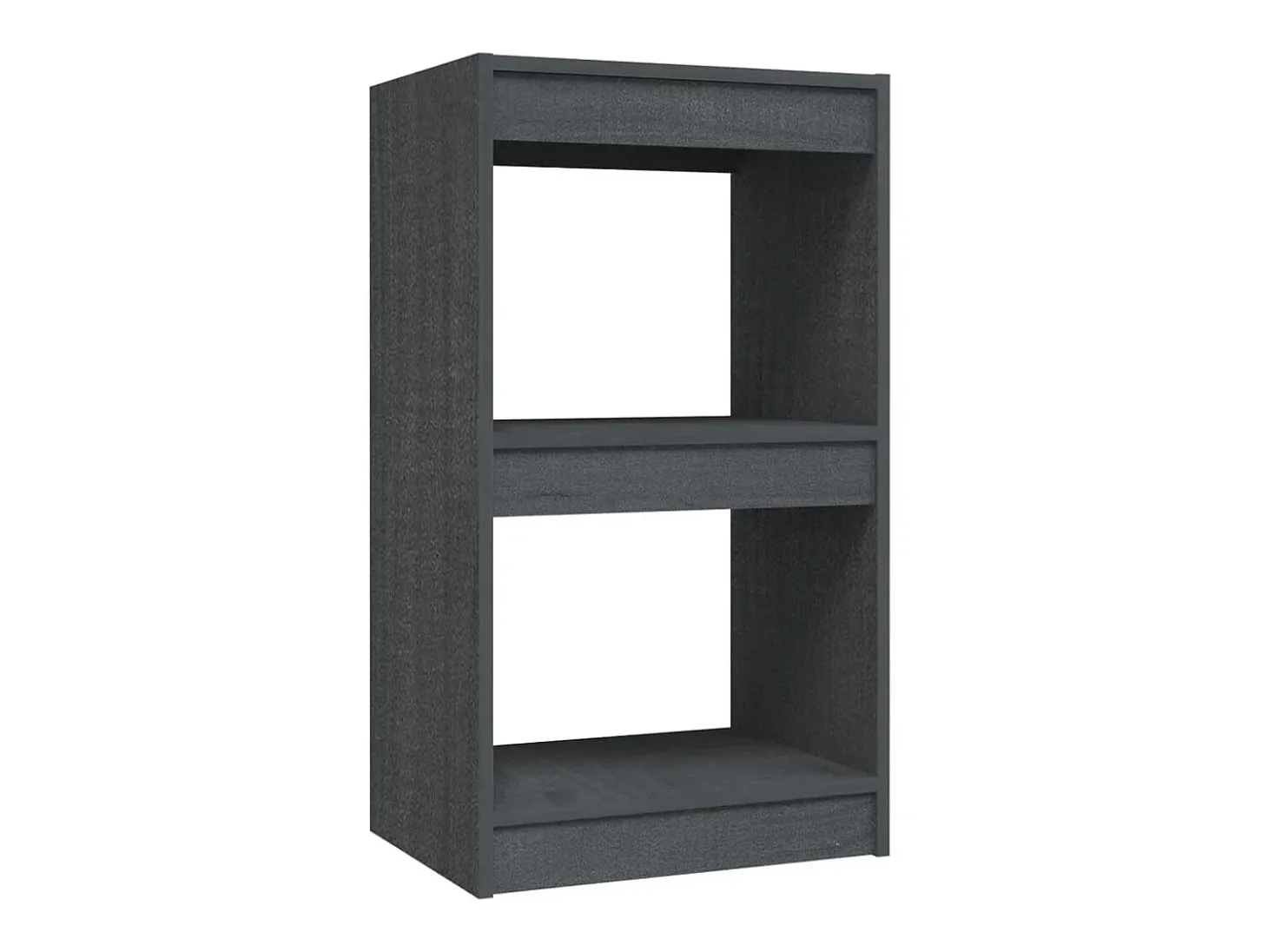 Estante 40x30x71,5 cm pinho maciço cinzento PT559851