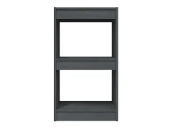 Estante 40x30x71,5 cm pinho maciço cinzento PT559851