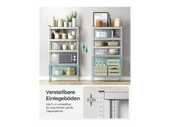 Estante 30x75x150 cm Prateado