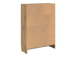 Estante 82,5x30,5x115cm derivados de madeira carvalho artisiano