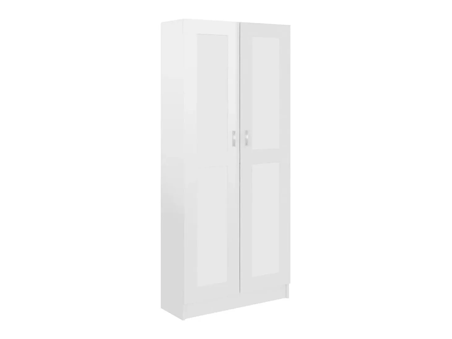 Estante 82,5x30,5x185,5cm derivados de madeira branco brilhante PT770431
