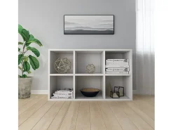Estante/aparador 66x30x98 cm contraplacado branco