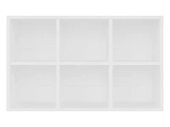 Estante/aparador 66x30x98 cm contraplacado branco