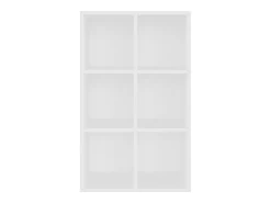 Estante/aparador 66x30x98 cm contraplacado branco