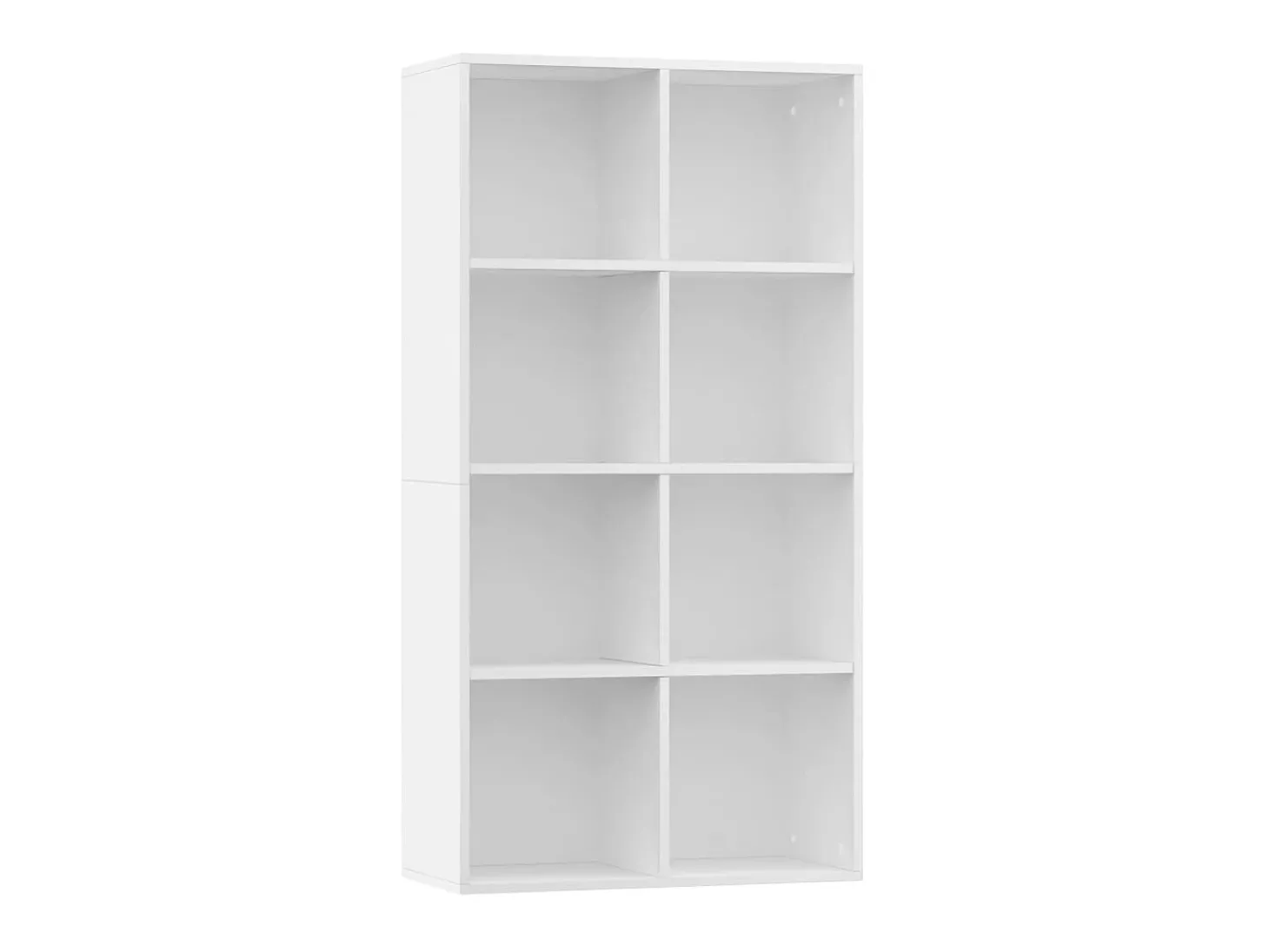 Estante/aparador 66x30x130 cm contraplacado branco PT719800