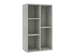 Estante/aparador 50x25x80 cm contraplacado cinzento cimento PT411389