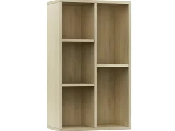 Estante/aparador 50x25x80 cm contraplacado cor carvalho sonoma PT543004