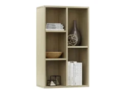 Estante/aparador 50x25x80 cm contraplacado cor carvalho sonoma PT543004