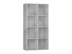 Estante/aparador 66x30x130 cm contraplacado cinzento cimento PT315025