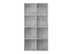 Estante/aparador 66x30x130 cm contraplacado cinzento cimento PT315025