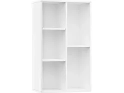 Estante/aparador 50x25x80 cm contraplacado branco PT606625