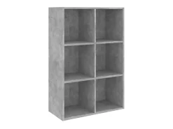 Estante/aparador 66x30x98 cm contraplacado cinzento cimento PT889752