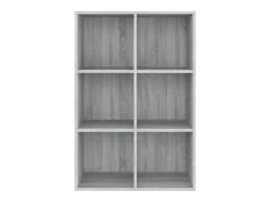Estante/aparador 66x30x98 cm derivados madeira cinzento sonoma PT899488