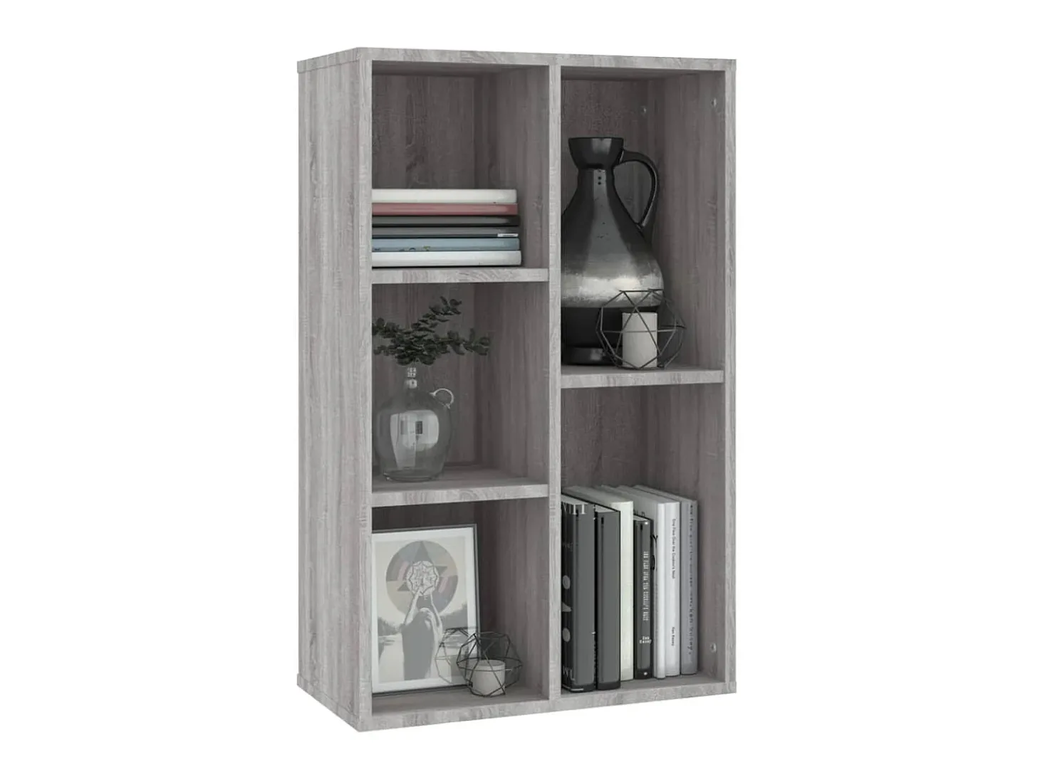 Estante/aparador 50x25x80 cm derivados madeira cinzento sonoma PT712037