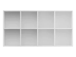 Estante/aparador 66x30x130 cm derivados de madeira branco