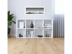 Estante/aparador 66x30x130 cm derivados de madeira branco