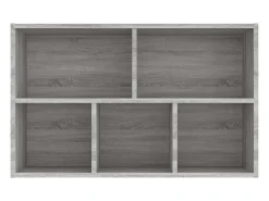 Estante/aparador 50x25x80 cm derivados madeira cinzento sonoma