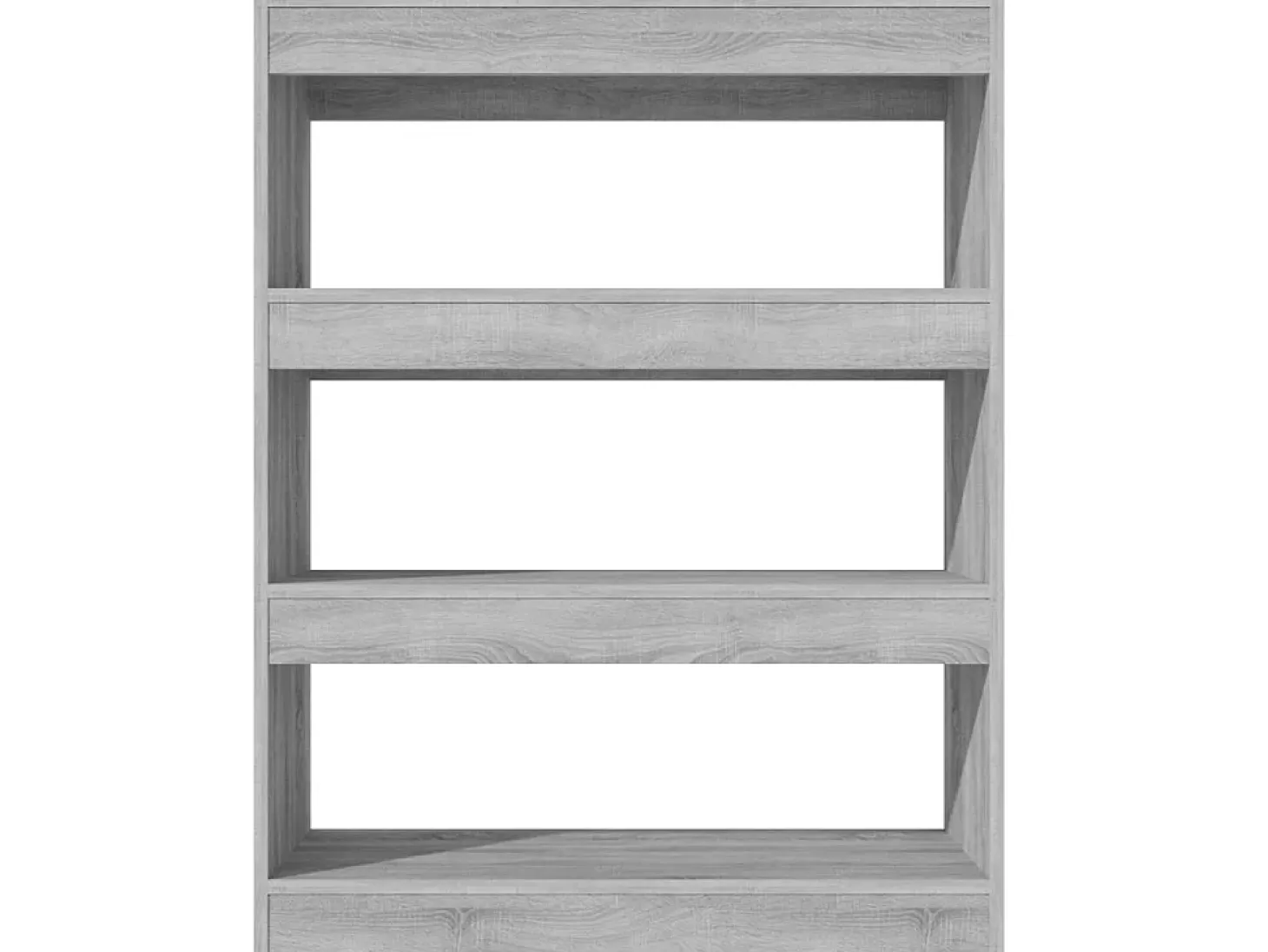 Estante/divisória madeira processada 80x30x103 cm sonoma cinza PT409744