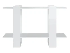 Estante/divisória 80x30x51 cm branco brilhante PT566436