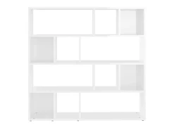 Estante/divisória 105x24x102 cm branco brilhante PT499484