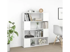 Estante/divisória 100x24x124 cm branco PT892854