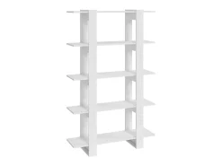 Estante/divisória 100x30x160 cm branco brilhante PT452856