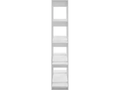 Estante/divisória 100x30x160 cm branco brilhante PT452856