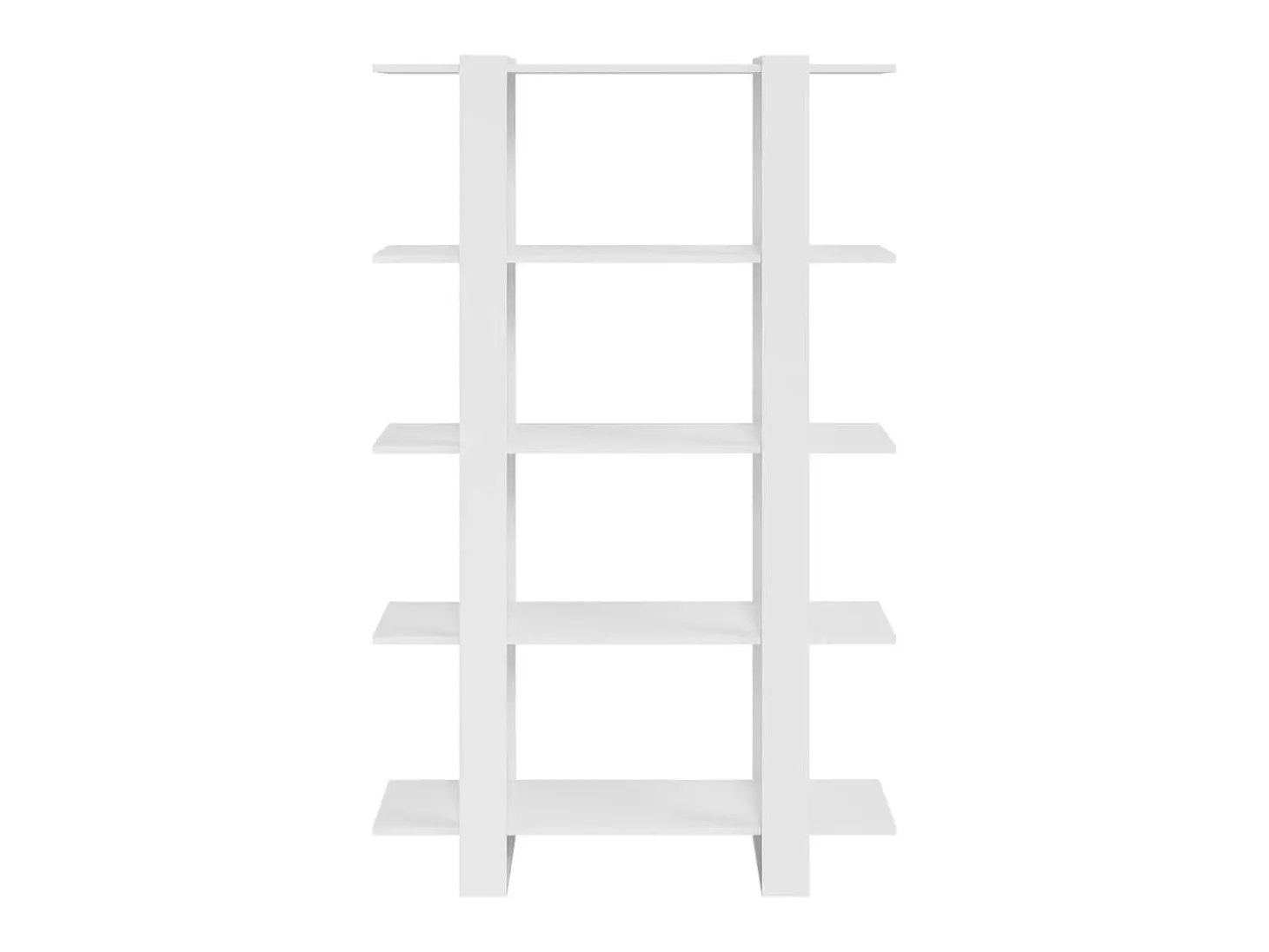 Estante/divisória 100x30x160 cm branco brilhante PT452856