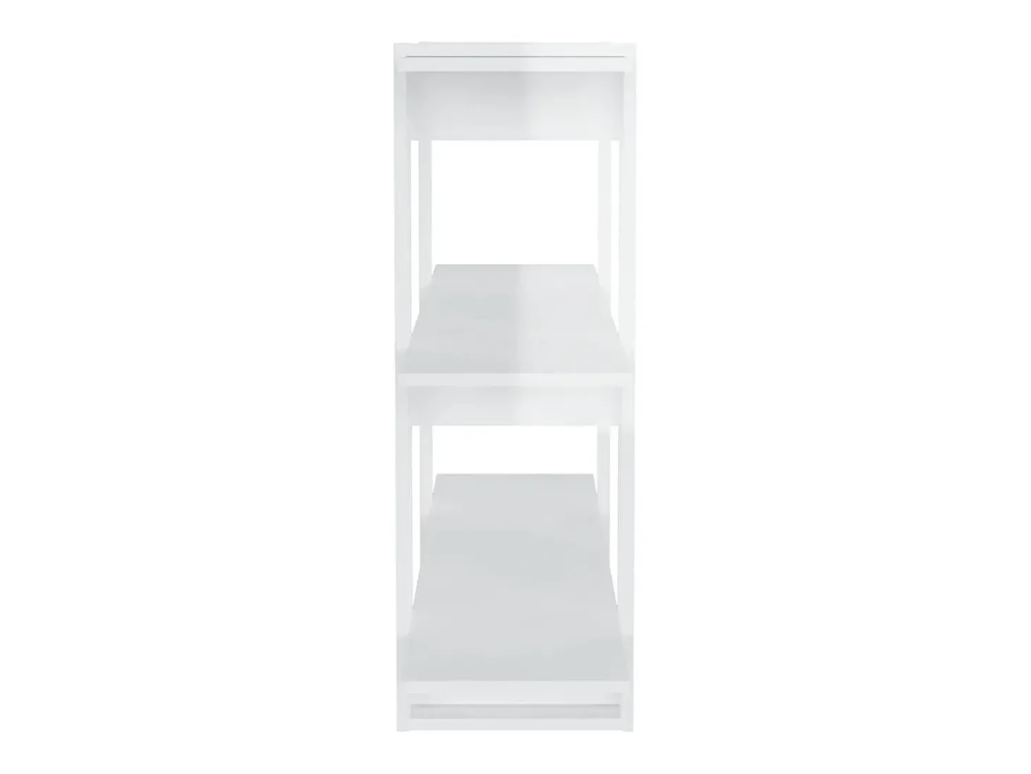 Estante/divisória 100x30x87 cm branco brilhante PT512401