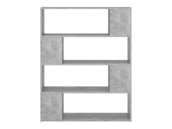 Estante/divisória 100x24x124 cm cinzento cimento PT478603
