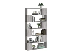 Estante/divisória 100x24x188 cm cinzento sonoma PT469522