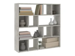 Estante/divisória 105x24x102 cm cinzento cimento PT429265