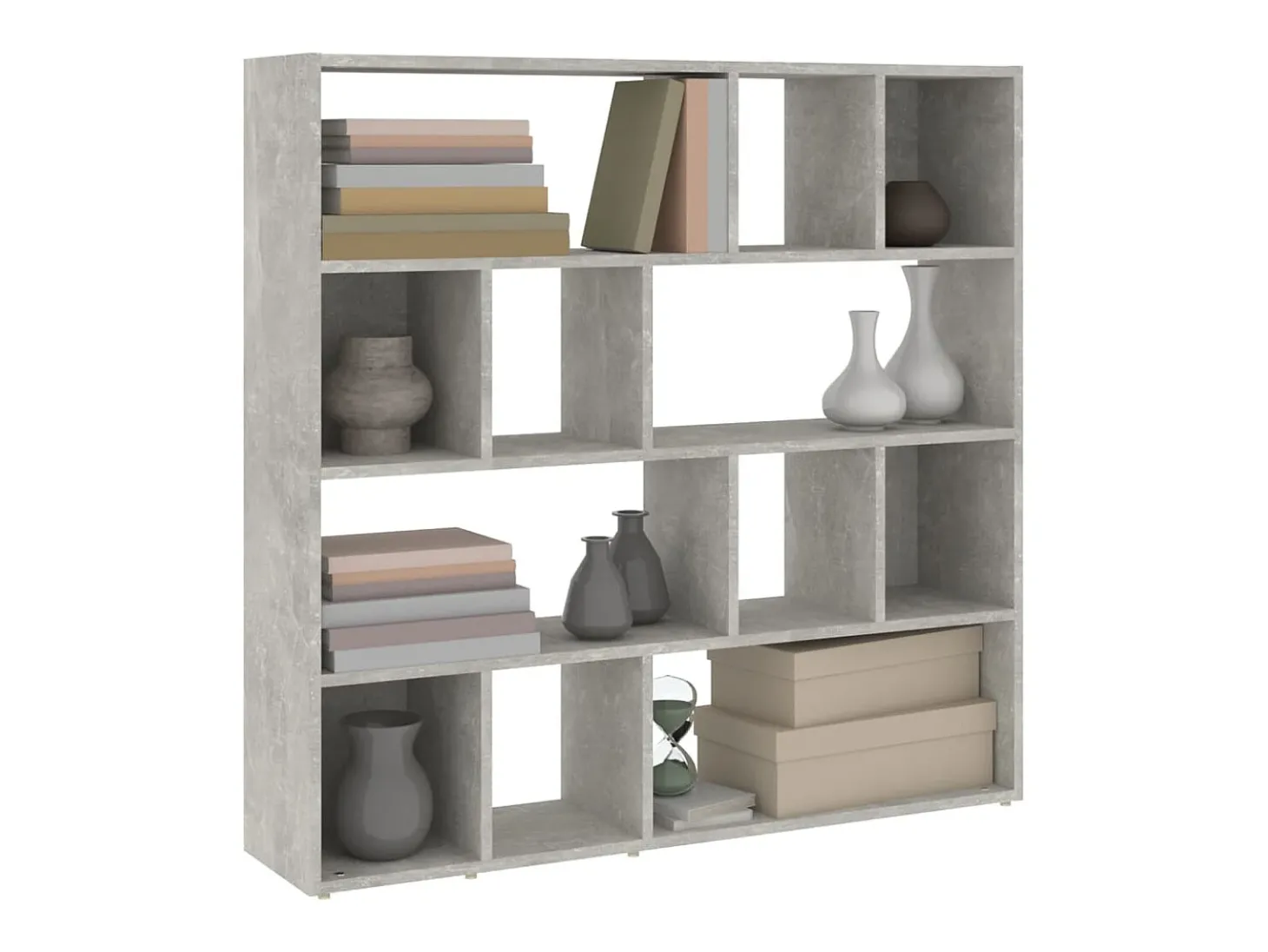 Estante/divisória 105x24x102 cm cinzento cimento PT429265