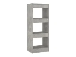 Estante/divisória 40x30x103 cm contraplacado cinzento cimento PT467493