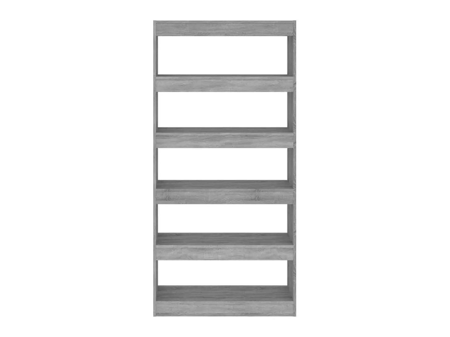 Estante/divisória 80x30x166 cm contraplacado cor sonoma cinza PT641351