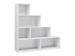 Estante/divisória 155x24x160 cm contraplacado branco brilhante PT511749