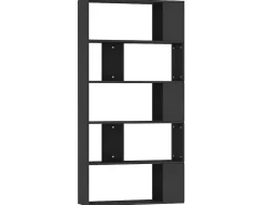 Estante/divisória 80x24x159 cm contraplacado preto PT701334