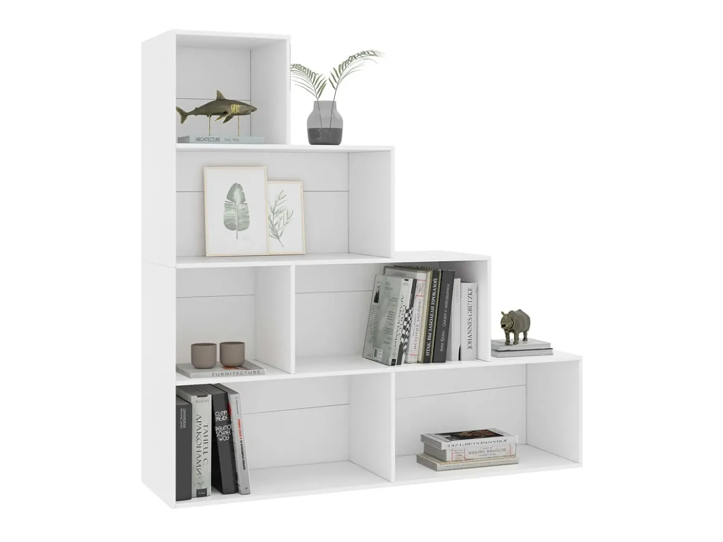 Estante/divisória 155x24x160 cm contraplacado branco PT784342