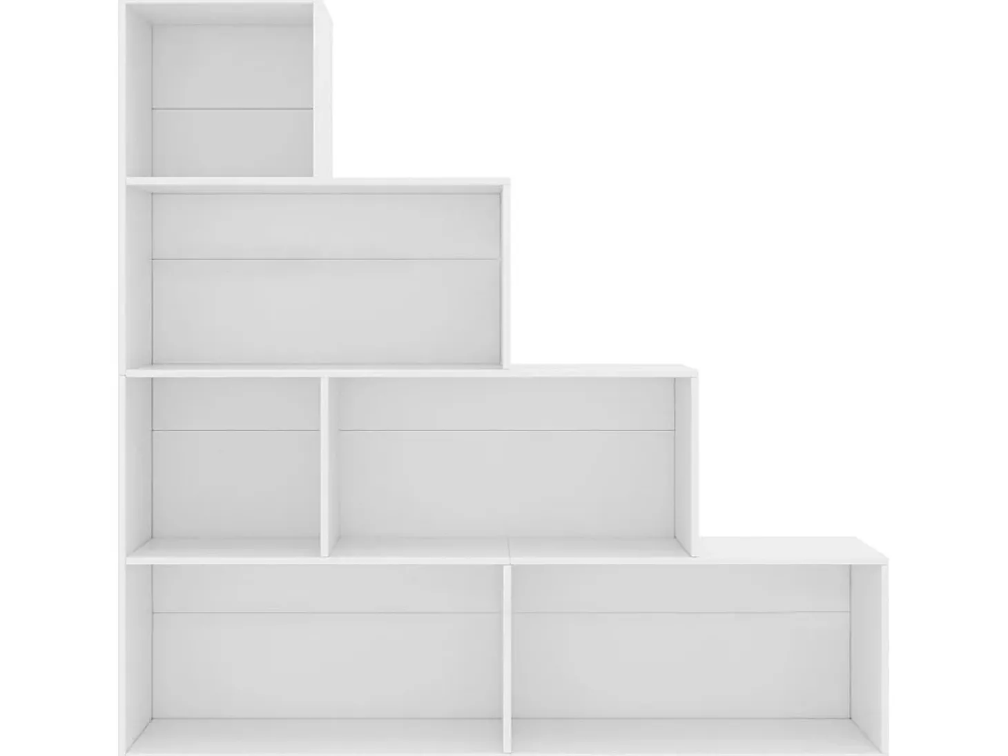 Estante/divisória 155x24x160 cm contraplacado branco PT784342