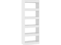 Estante/divisória 60x30x166 cm contraplacado branco PT757028