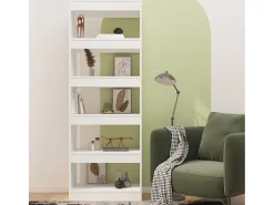 Estante/divisória 60x30x166 cm contraplacado branco PT757028