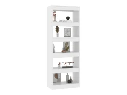 Estante/divisória 60x30x166 cm contraplacado branco PT757028