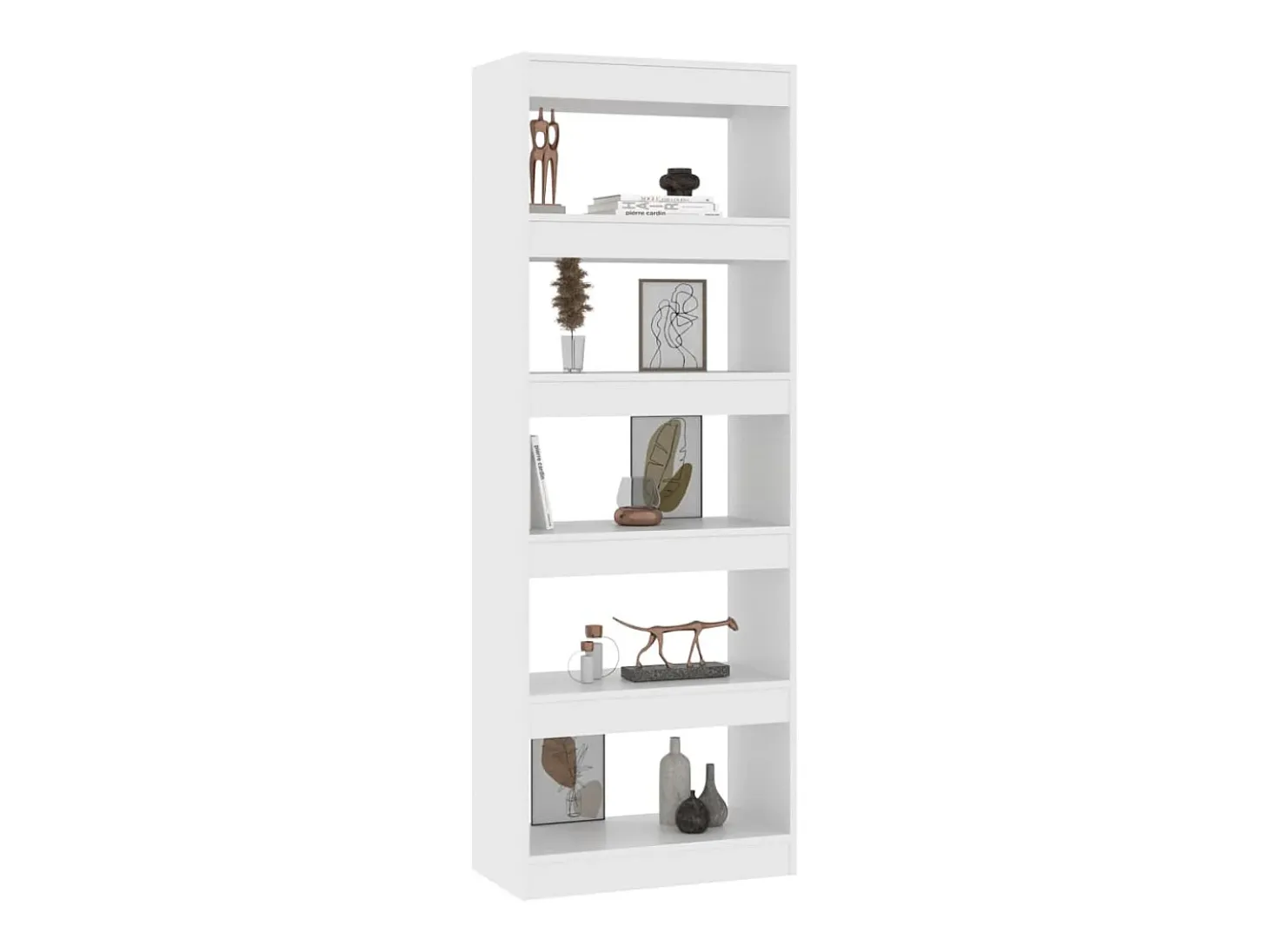 Estante/divisória 60x30x166 cm contraplacado branco PT757028