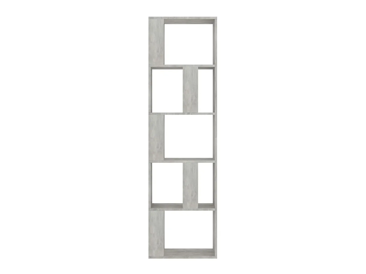 Estante/divisória 45x24x159 cm contraplacado cinzento cimento PT261362