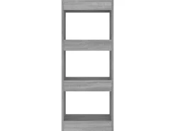 Estante/divisória 40x30x103 cm contraplacado cor sonoma cinza PT184416